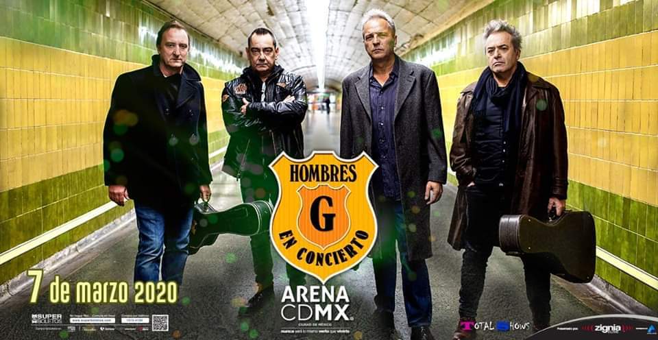 HOMBRES G ARENA CIUDAD DE MEXICO 2020